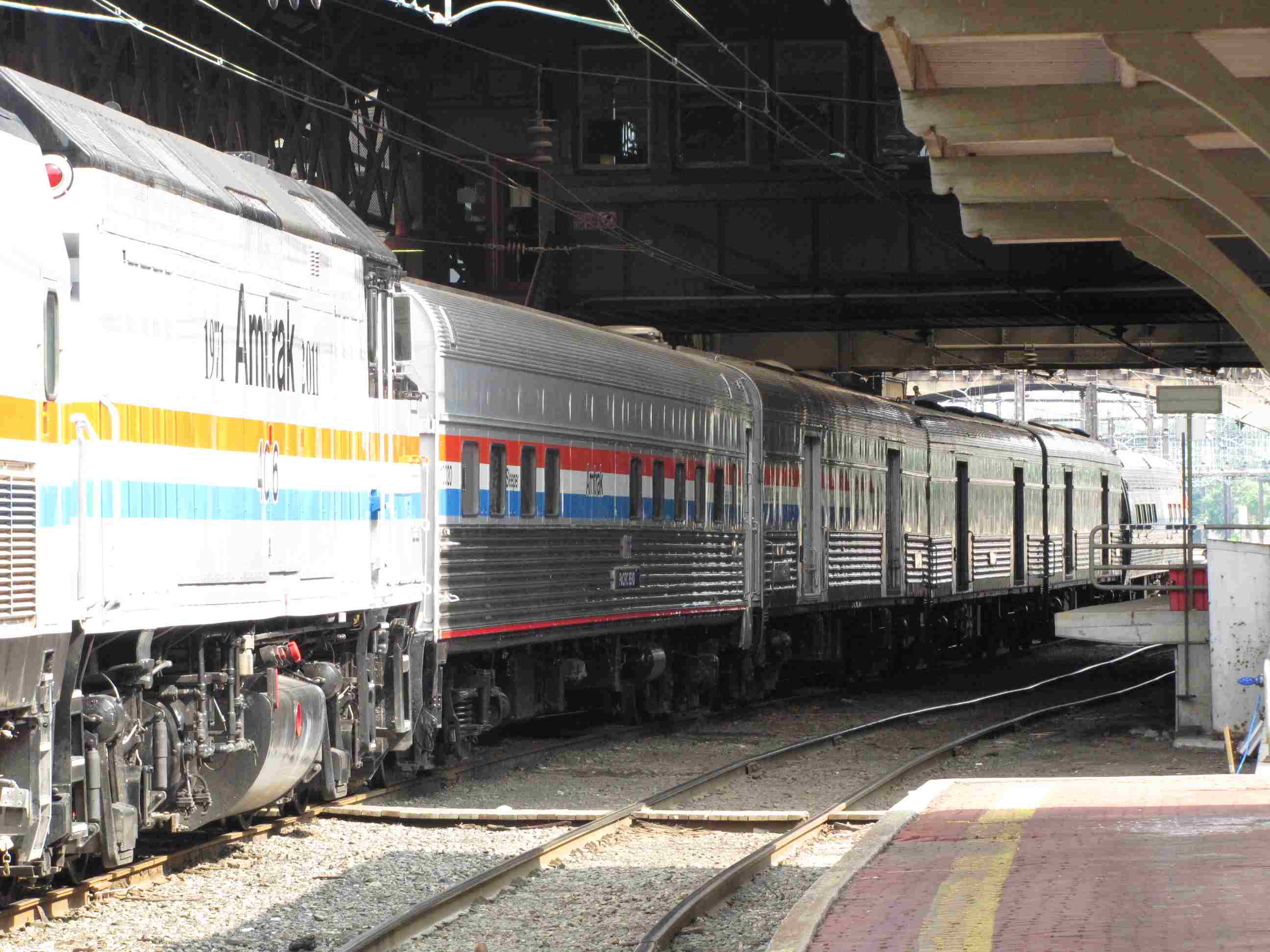 Amtrak's 40th Anniversary Train in Harrisburg PA