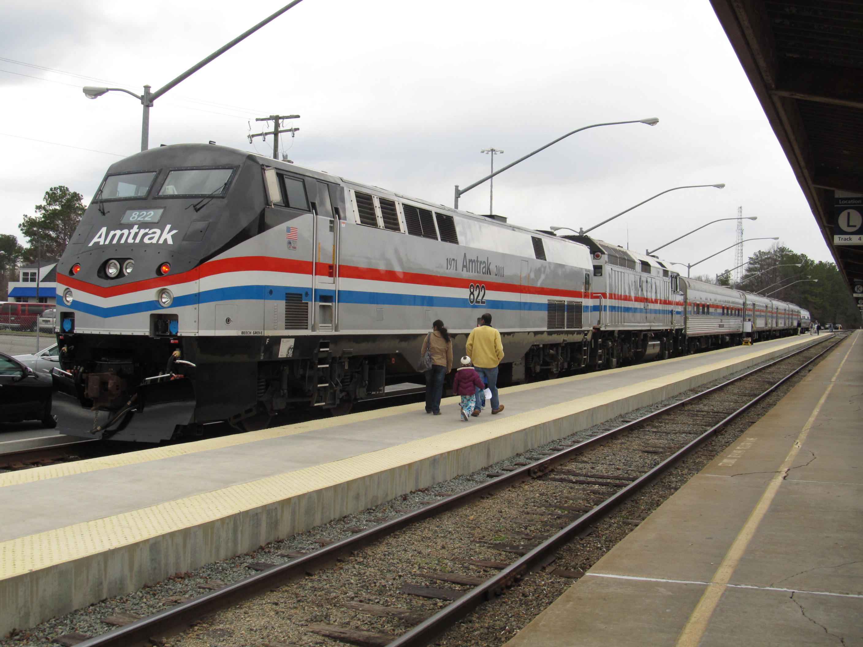 Amtrak's 40th Anniversary Train in Richmond VA