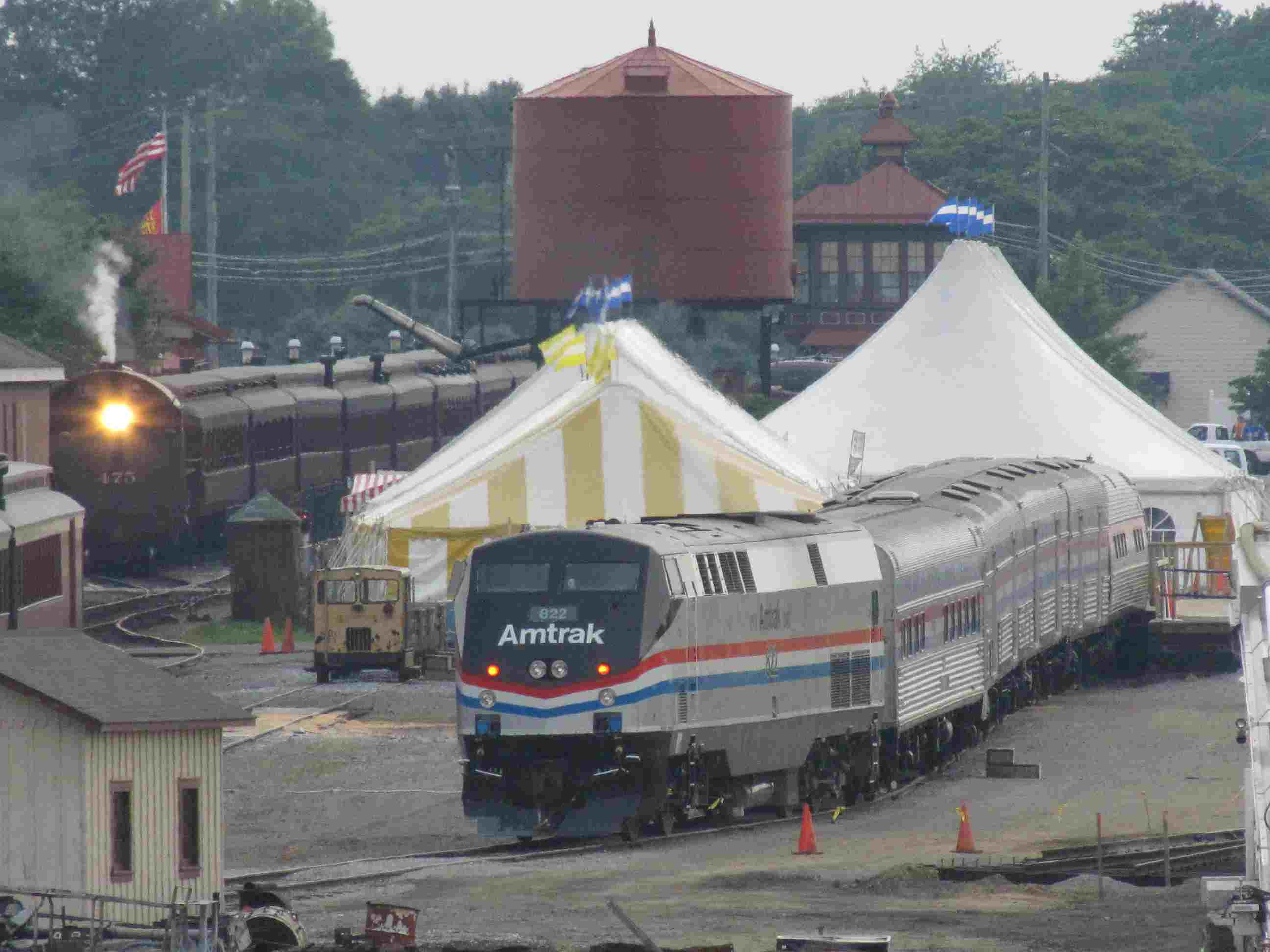 Amtrak's 40th Anniversary Train in Strasburg PA