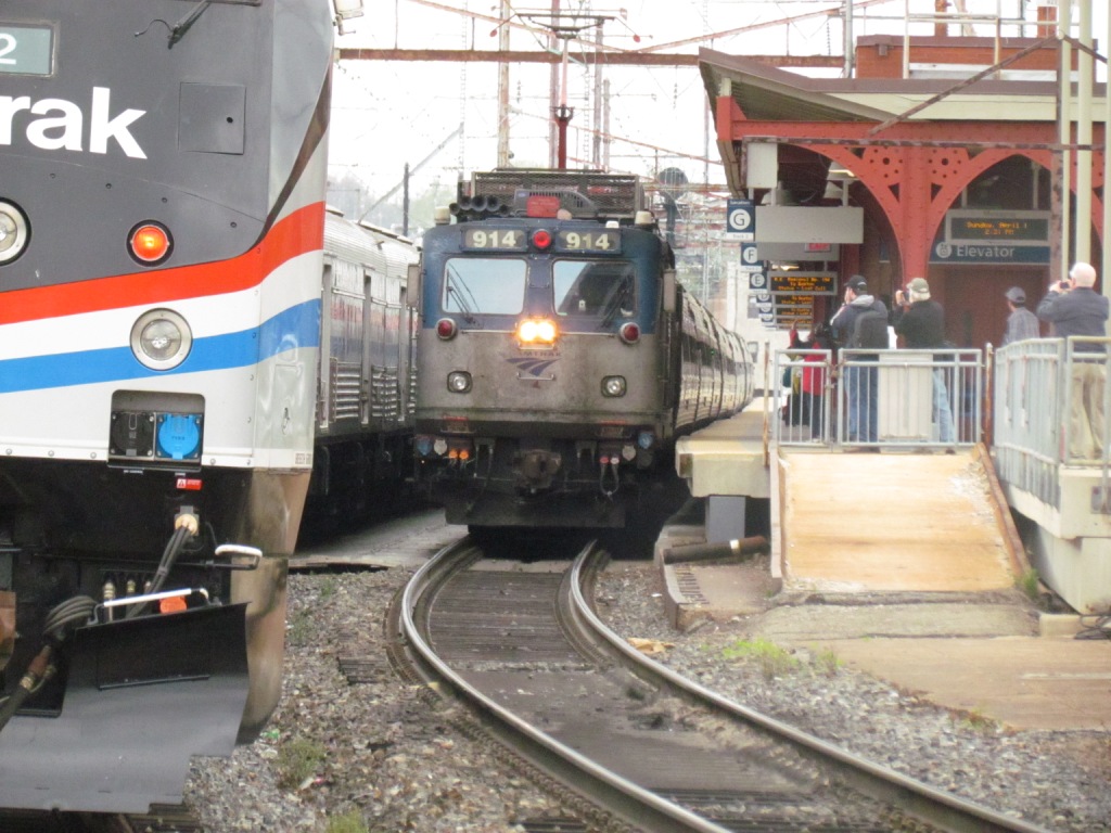 Amtrak's 40th Anniversary Train in Wilmington DE