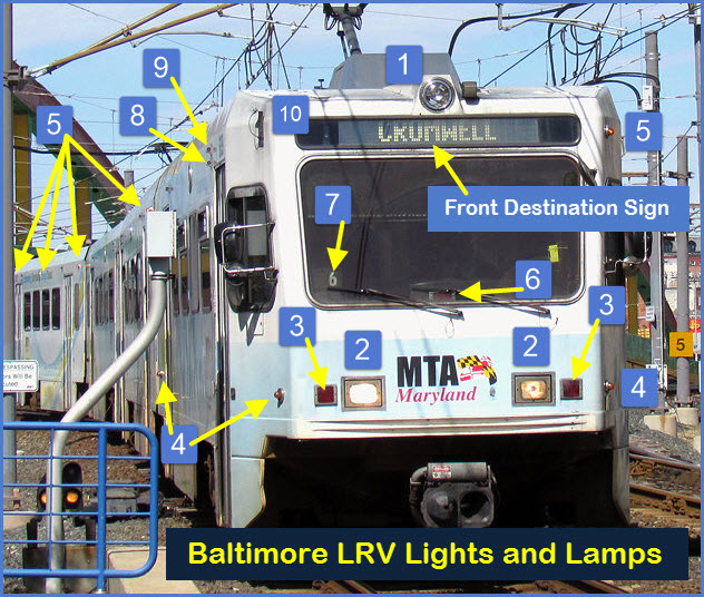 Baltimore LRV Tech Chapter14 the Lighting System