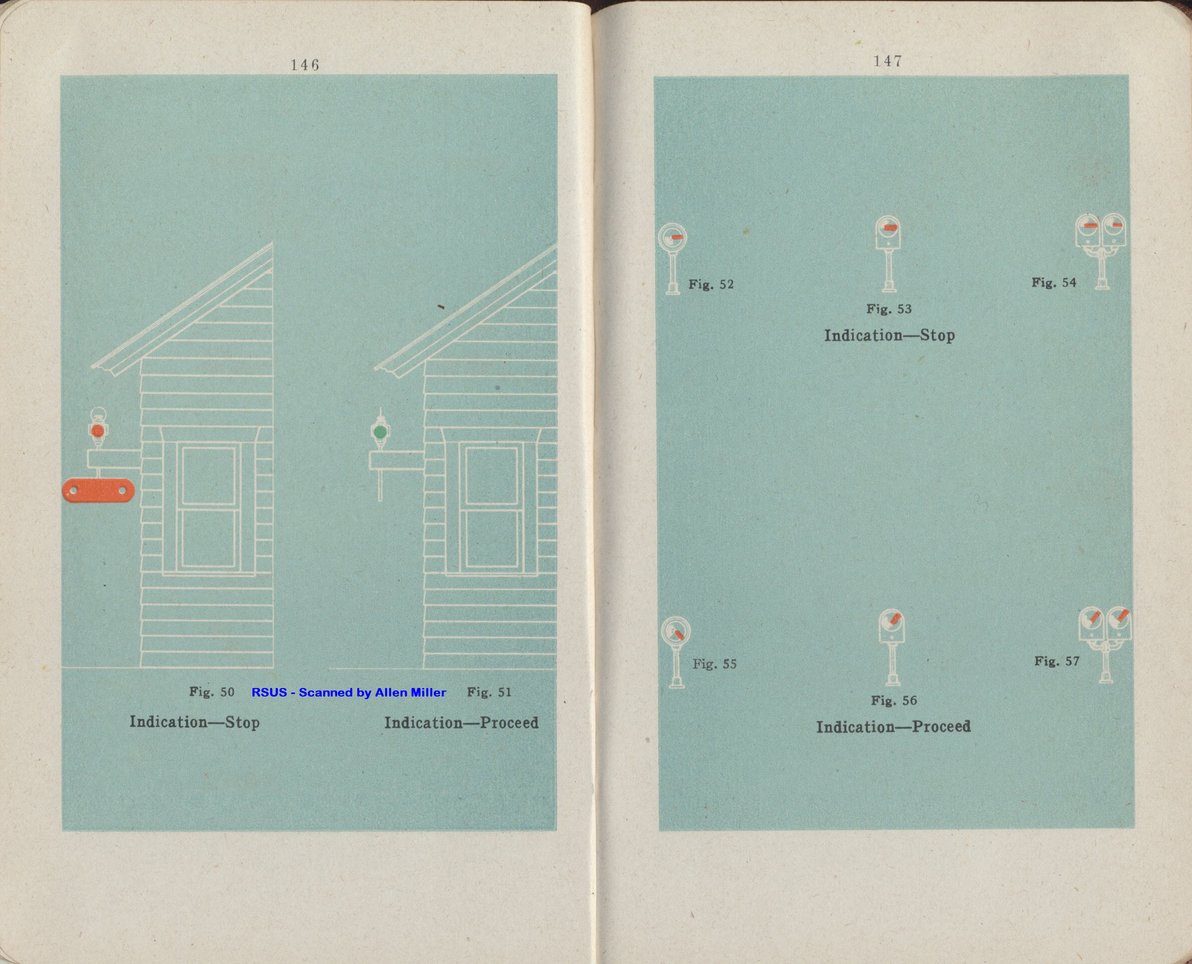 Northern Pacific RR Signal Aspects ~1925