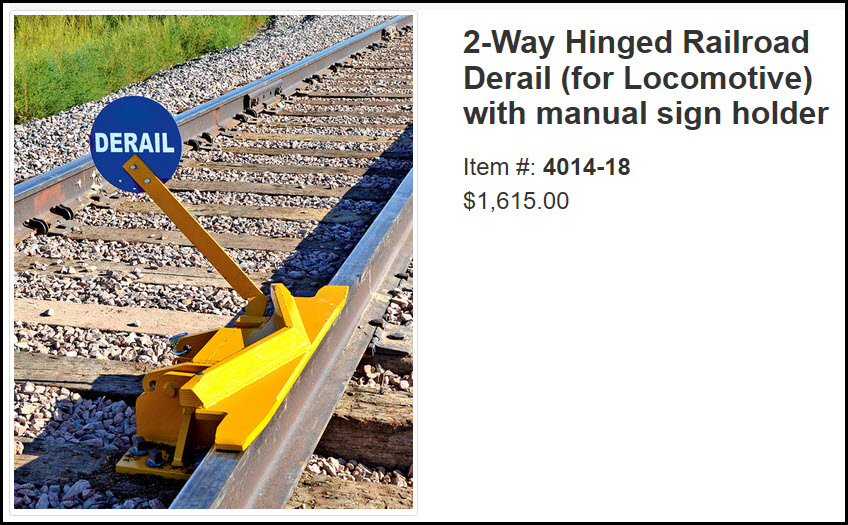 Railroad Derails/Derailers