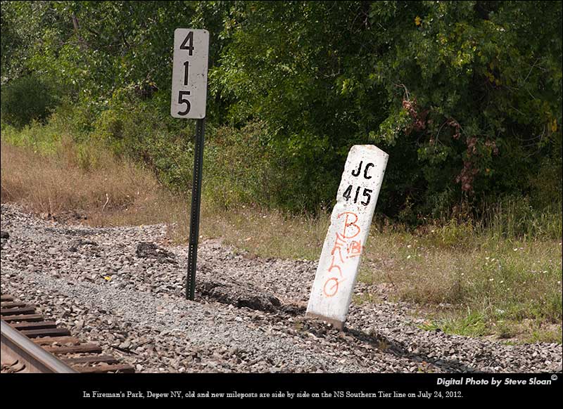 Railroad Mileposts