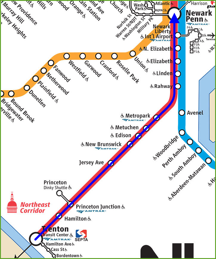 Train Trip Wilmington DE to NYC